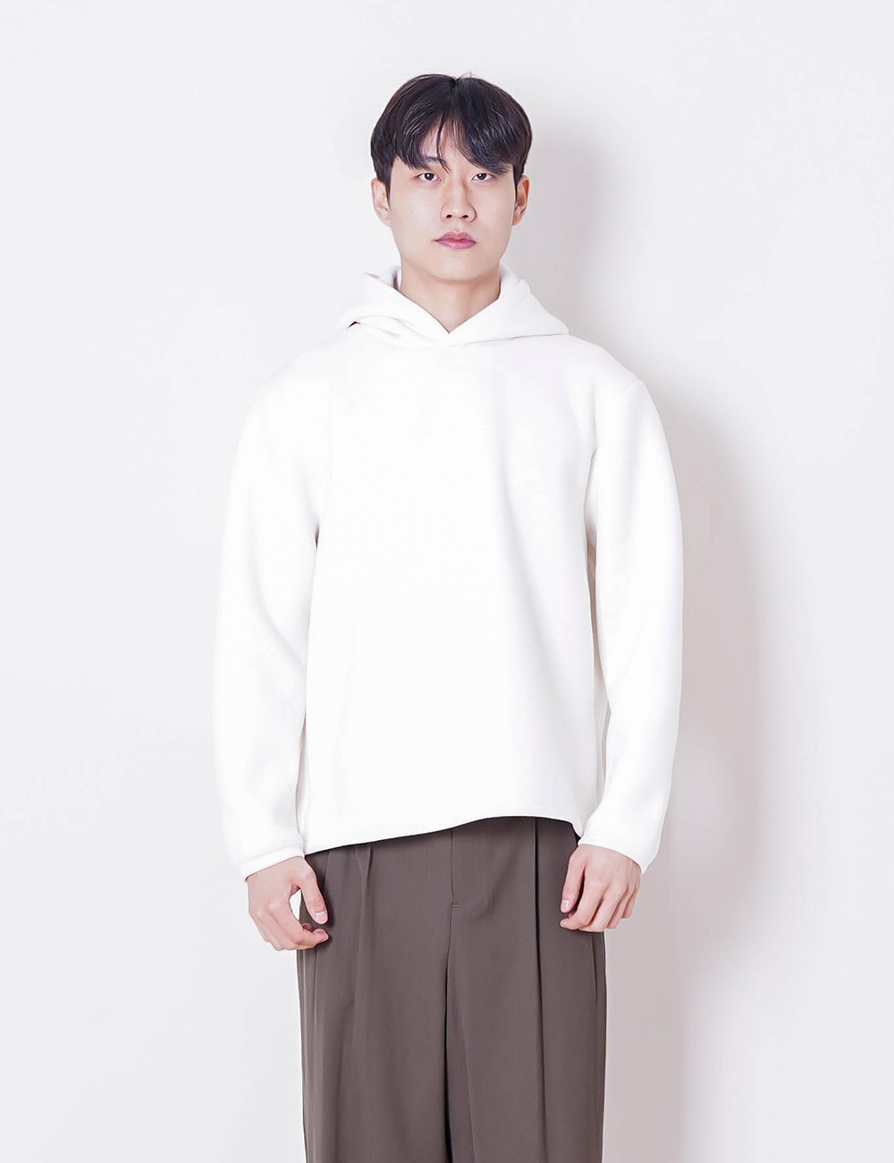Double Knit Hoodie (White)