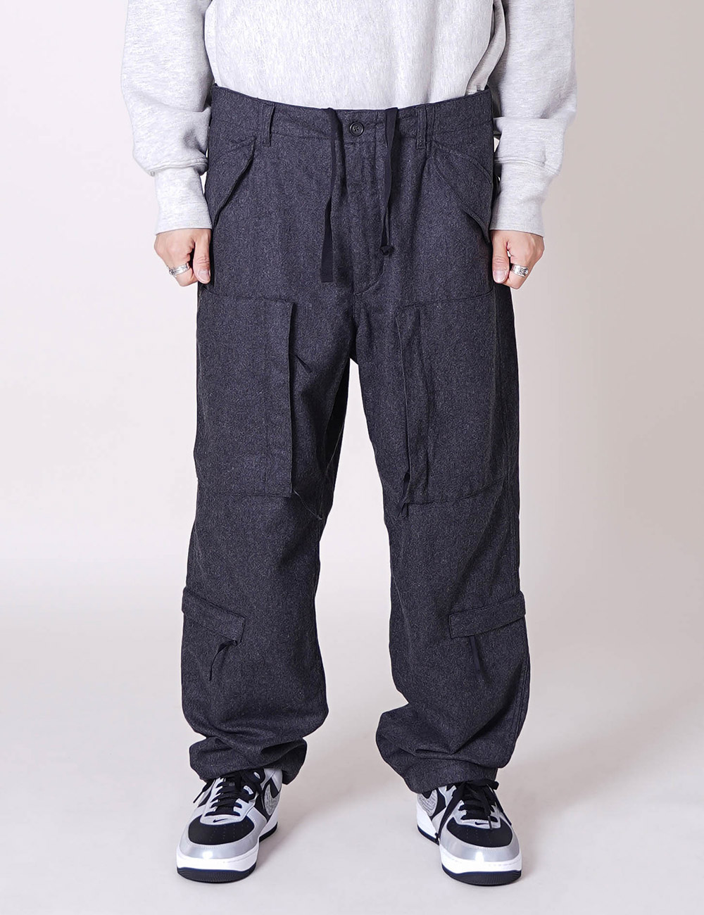 Aircrew Pant (Grey Wool Cotton Flannel)