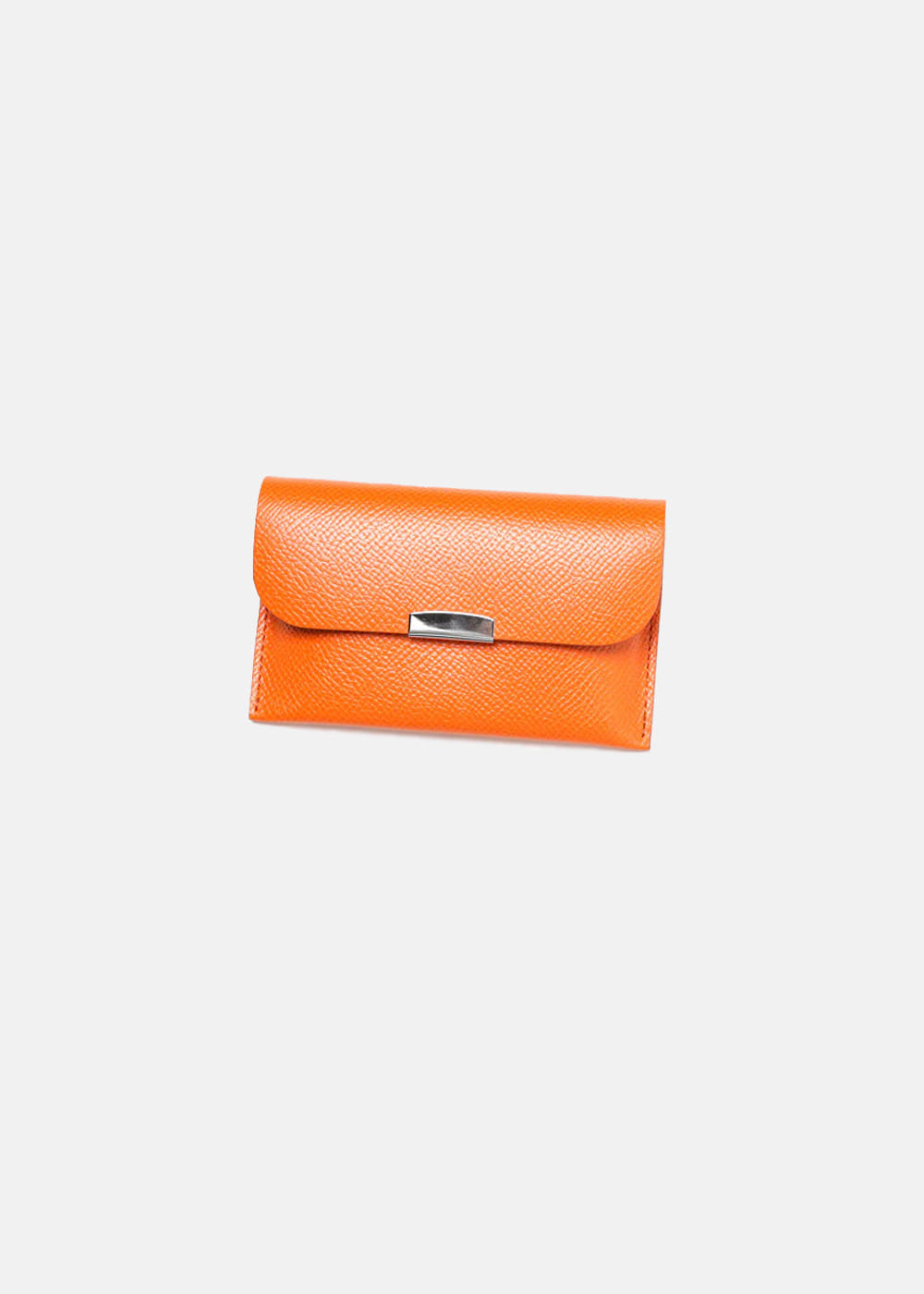 CARD CASE Calf leather (Orange)